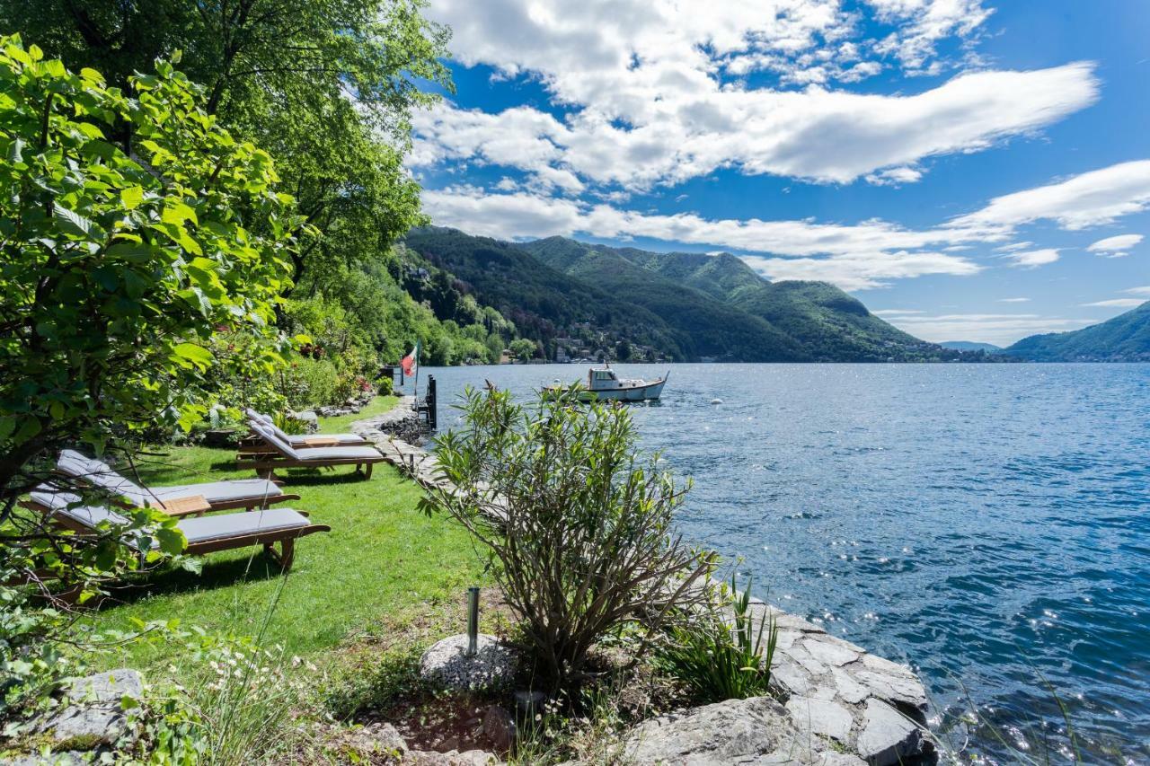 The Writer'S Nest Waterfront Villa By Rent All Como Faggeto Lario Exterior photo